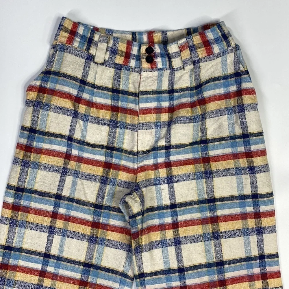 Vintage Levi's For Me Flared Red White Blue Pants 30x30 RARE